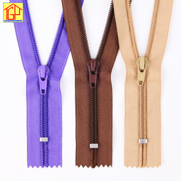 DÂY KHÓA KÉO NYLON SỐ 5 ĐÓNG